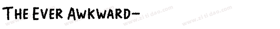The Ever Awkward字体转换